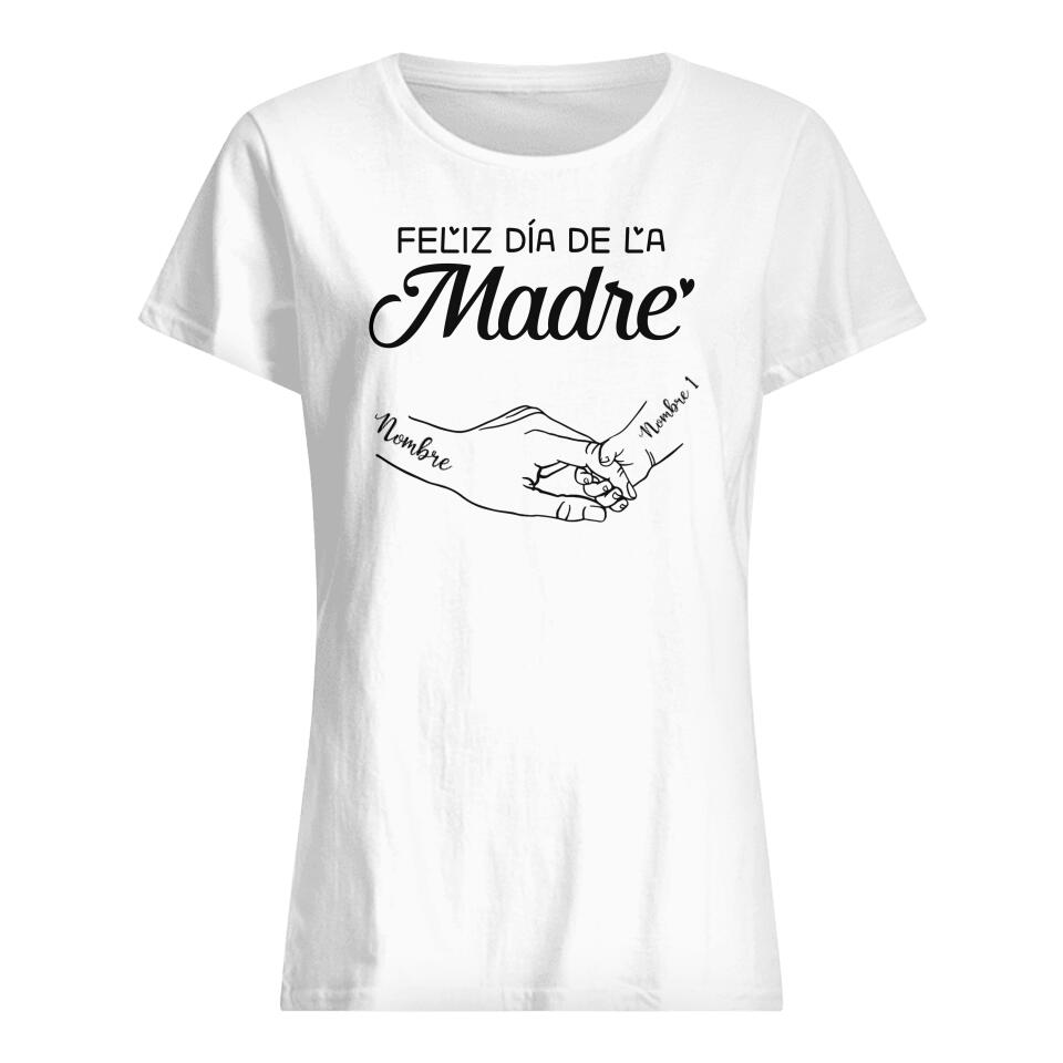 Personnalisez des T-shirts pour maman | Cadeau personnalisé pour la mère | Bonne Fête des Mères