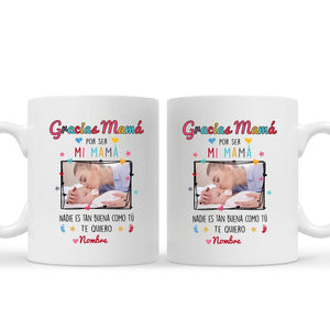 Tasse personnalisée pour maman | Cadeau personnalisé pour la mère | Merci maman d'être ma maman