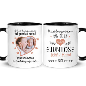 Taza Personalizada Para Mamá | Personalizado Regalo Para Madre | Nuestro primer Día de la Madre juntos