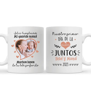 Taza Personalizada Para Mamá | Personalizado Regalo Para Madre | Nuestro primer Día de la Madre juntos