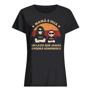 Personalizar Camisetas Para Mamá | Personalizado Regalo Para Madre | Mamá e Hija Un Lazo Que Jamás Podrá Romperse