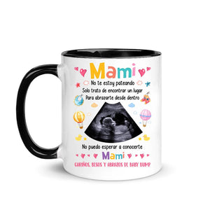 Mug personnalisé pour future maman | Cadeau personnalisé pour future maman | Maman, je ne te donne pas de coups