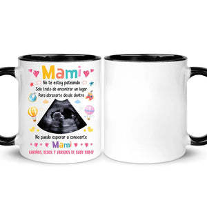 Taza Personalizada Para Futura Mamá | Personalizado Regalo Para Futura Mamá | Mami No te estoy pateando