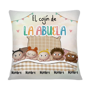 Cojines Personalizados Para Abuela | Personalizado Regalo Para Abuela | El Cojín de la Abuela y la Mamá