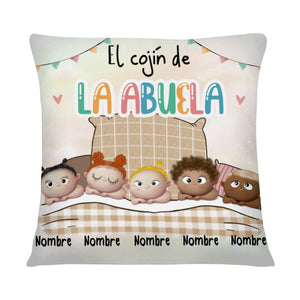 Cojines Personalizados Para Abuela | Personalizado Regalo Para Abuela | El Cojín de la Abuela y la Mamá