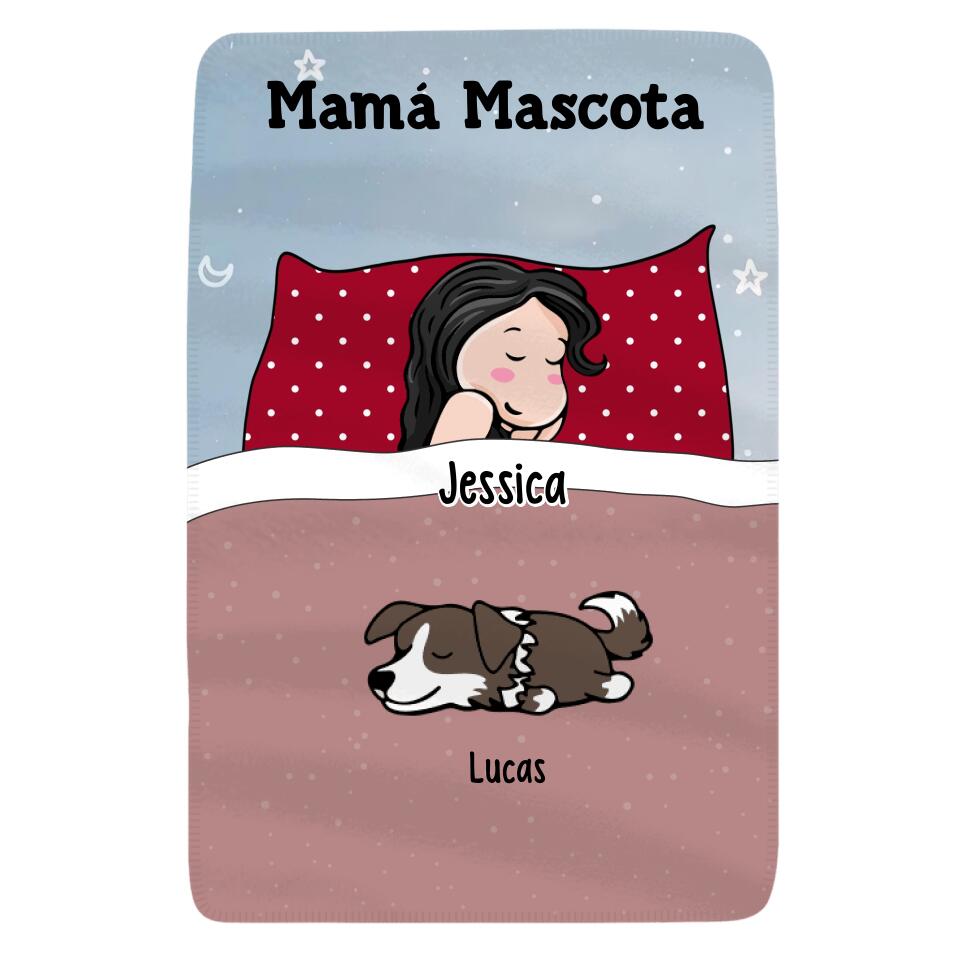Personalizar Mantas Polar Para Mamá | Personalizado Regalo Para Madre | Solo Manta Perro Gato