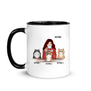 Tasse personnalisée pour maman chat | Cadeaux personnalisés pour les amoureux des chats | Maman chat