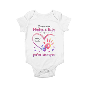 Personalizza magliette per la neo mamma | Regalo personalizzato per le neo mamme | L'amore tra Madre e Figlia/Figlio per sempre