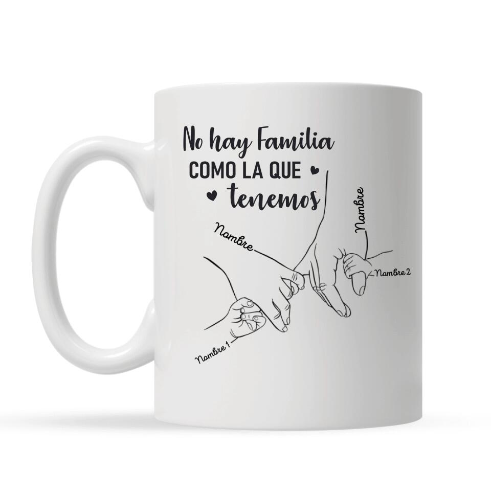 Tasse personnalisée pour la famille | Cadeau personnalisé pour maman | Il n'y a pas de famille comme celle que nous avons