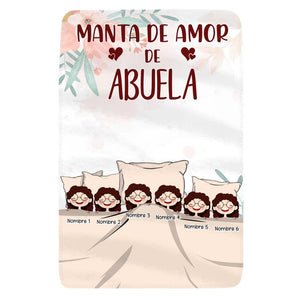 Personalizar Mantas Polar Para Abuela | Personalizado Regalo Para Abuela | Manta de amor de abuela / abuelita