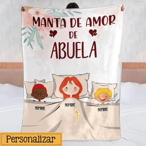 Personalizar Mantas Polar Para Abuela | Personalizado Regalo Para Abuela | Manta de amor de abuela / abuelita