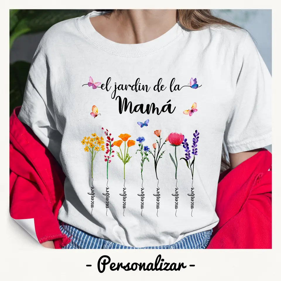 Personalizar Camisetas Para Mamá | Personalizado Regalo Para Mami | El jardin de la Mamá