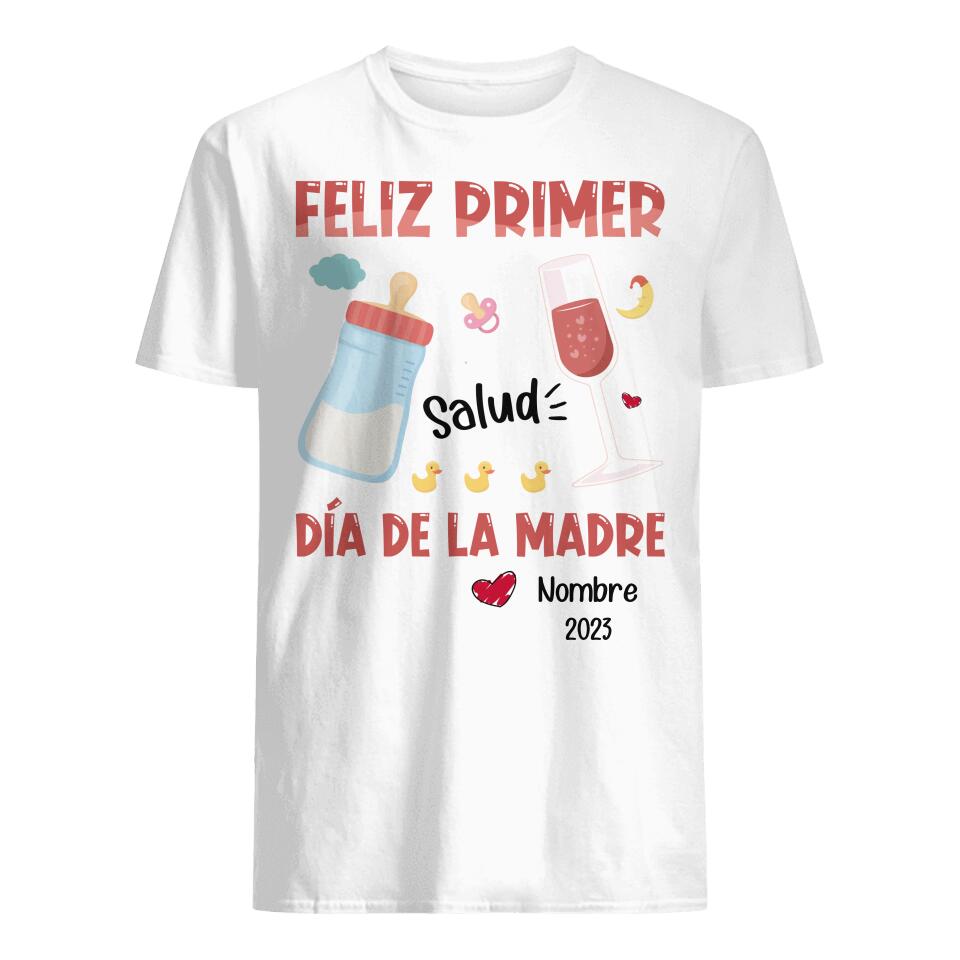 Personalizza magliette per la neo mamma | Regalo personalizzato per le neo mamme | Buona prima festa della mamma, salute