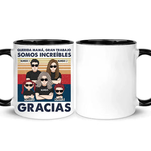 Tasse personnalisée pour maman | Cadeau personnalisé pour la mère | Chère maman, super travail, nous sommes incroyables Merci