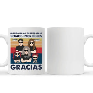 Tasse personnalisée pour maman | Cadeau personnalisé pour la mère | Chère maman, super travail, nous sommes incroyables Merci