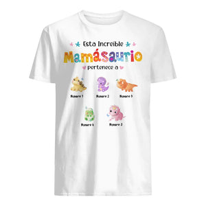 Personalizar Camisetas Para Mamá | Personalizado Regalo Para Mamá | Esta Increíble  Mamásaurio  pertenece a