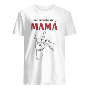 Personalizar Camisetas Para Mamá | Personalizado Regalo Para Mamá | Me encanta ser Abuela Mamá