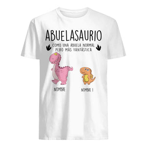 Personalizar Camisetas Para Abuela | Personalizado Regalos Para Abuela | Abuelasaurio Abuela Normal Pero Más Fantástica