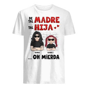 Personalizar Camisetas Para Mamá | Personalizado Regalo Para Madre | De Tal Madre  Tal Hija ...oh mierda