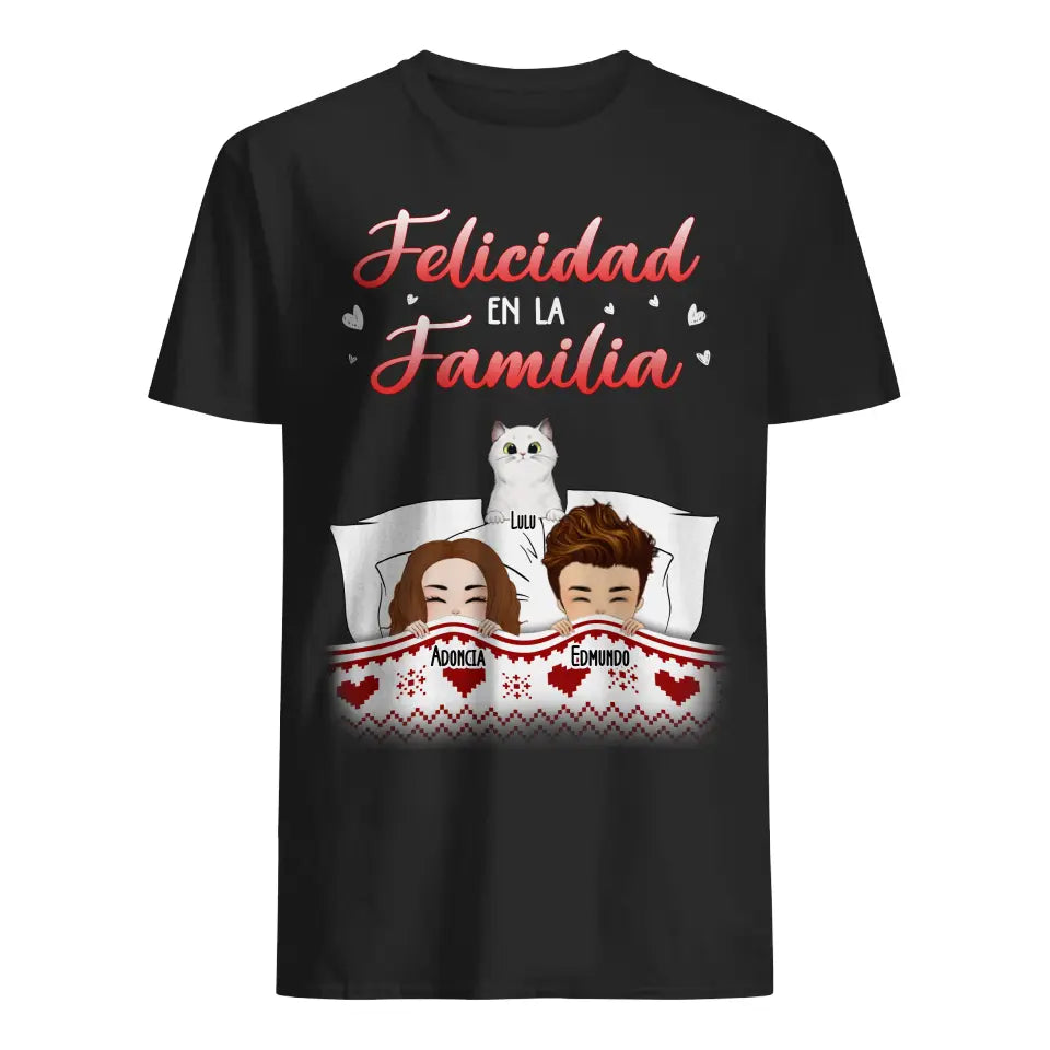 Personalizza magliette per la mamma | Regalo personalizzato per la mamma dell'animale domestico | Felicità in famiglia