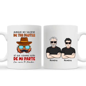 Taza Personalizada Para Bonuspapá | Personalizado Regalo Para Bonuspapá | Aunque no saliese de tus partes