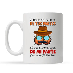 Taza Personalizada Para Bonuspapá | Personalizado Regalo Para Bonuspapá | Aunque no saliese de tus partes