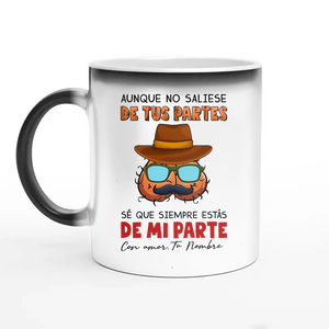 Taza Personalizada Para Bonuspapá | Personalizado Regalo Para Bonuspapá | Aunque no saliese de tus partes