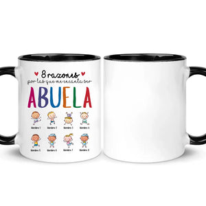 Personalizar Camisetas Para Abuela | Personalizado Regalo Para Abuela | 8 razones por las que me encanta ser abuela