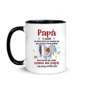 Taza Personalizada Para Papá | Personalizado Regalo Para Padre | Feliz 1er Día Del Padre como mi papá