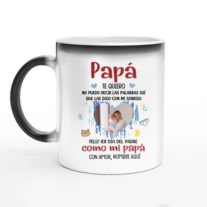 Taza Personalizada Para Papá | Personalizado Regalo Para Padre | Feliz 1er Día Del Padre como mi papá