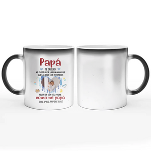 Taza Personalizada Para Papá | Personalizado Regalo Para Padre | Feliz 1er Día Del Padre como mi papá