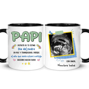 Tazza personalizzata per papà | Regali personalizzati per papà | Papà, goditi la tua ultima festa del papà