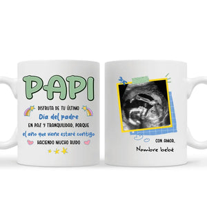 Tazza personalizzata per papà | Regali personalizzati per papà | Papà, goditi la tua ultima festa del papà