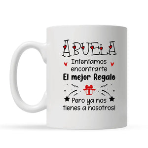 Tasse personnalisée pour maman grand-mère | Cadeaux personnalisés pour maman grand-mère | Maman grand-mère, j'ai essayé de te trouver le meilleur cadeau mais