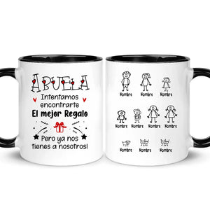 Tasse personnalisée pour maman grand-mère | Cadeaux personnalisés pour maman grand-mère | Maman grand-mère, j'ai essayé de te trouver le meilleur cadeau mais