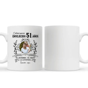 Taza personalizada Para Papá | Regalo De Cumpleaños Para Padre | Papá El hombre el mito la leyenda