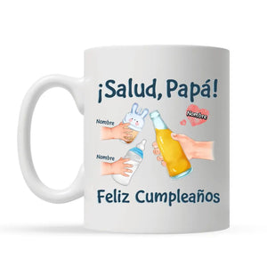 Taza Personalizada Para Papá | Regalo De Cumpleaños Para Padre | Feliz Cumpleaños