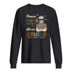 Personalizar Camisetas Para Abuelo | Personalizado Regalos Para Tata | primero Papá ahora Abuelo