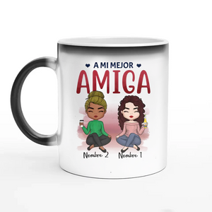 Taza Personalizada Para Mejor amiga | Personalizado Regalo Para Amiga | A Mi Mejor Amiga