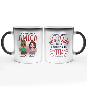 Taza Personalizada Para Mejor amiga | Personalizado Regalo Para Amiga | A Mi Mejor Amiga