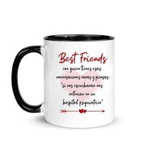 Taza Personalizada Para Mejor amiga | Personalizado Regalo Para Amiga | Best Friends