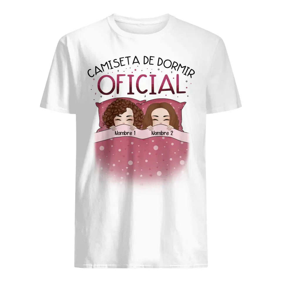 Personalizar Camisetas Para Amigas | Personalizado Regalo Amigo Invisible | Camiseta de dormir oficial