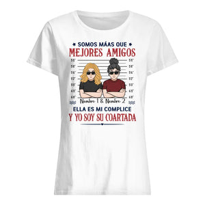 Personalizar Camisetas Para Amigas | Personalizado Regalo Amigo Invisible | Somos más que 
mejores amigos