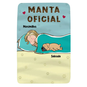 Couverture officielle, couvertures polaires personnalisées pour les amoureux des chiens/chats | Cadeau personnalisé pour les amoureux des chiens/chats