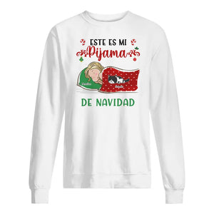 Personalizar Camisetas Para Los Amantes De Los Gatos Y Los Perros | Personalizado Regalos Para Los Amantes De Las Mascotas |Este Es Mi Pijama De Navidad