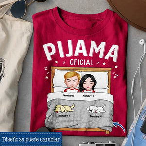 Personnalisez des T-shirts pour les amoureux des chiens | Cadeaux personnalisés pour les amoureux des chiens | Pyjama officiel