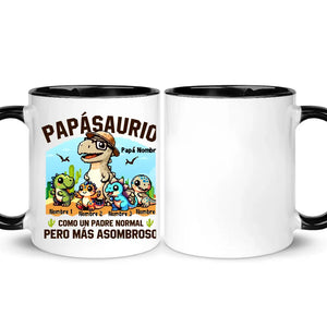 Taza Personalizada Para Papásaurio | Personalizado Regalo Para Papasaurio | Papásaurio côm un padre normal pero más asombroso