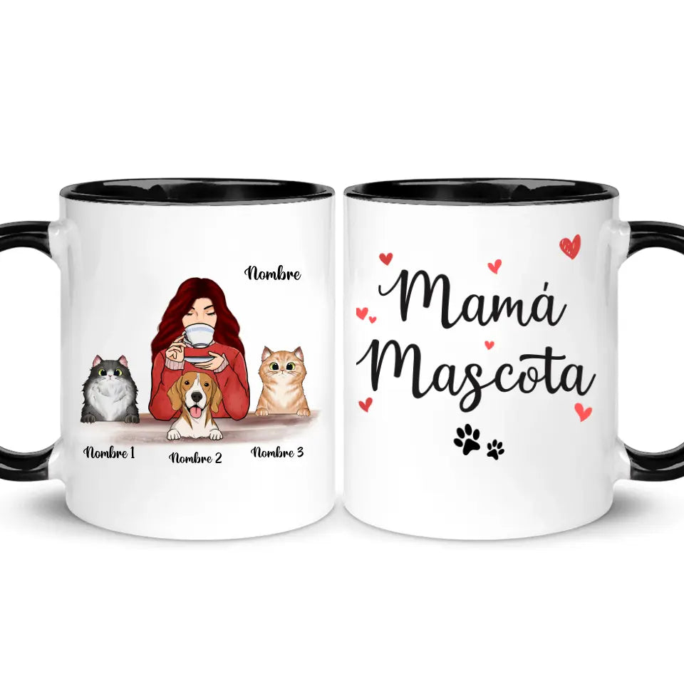 Taza Personalizada Para Mamá mascota | Personalizado Regalo para los amantes de los perros | Mamá Mascota