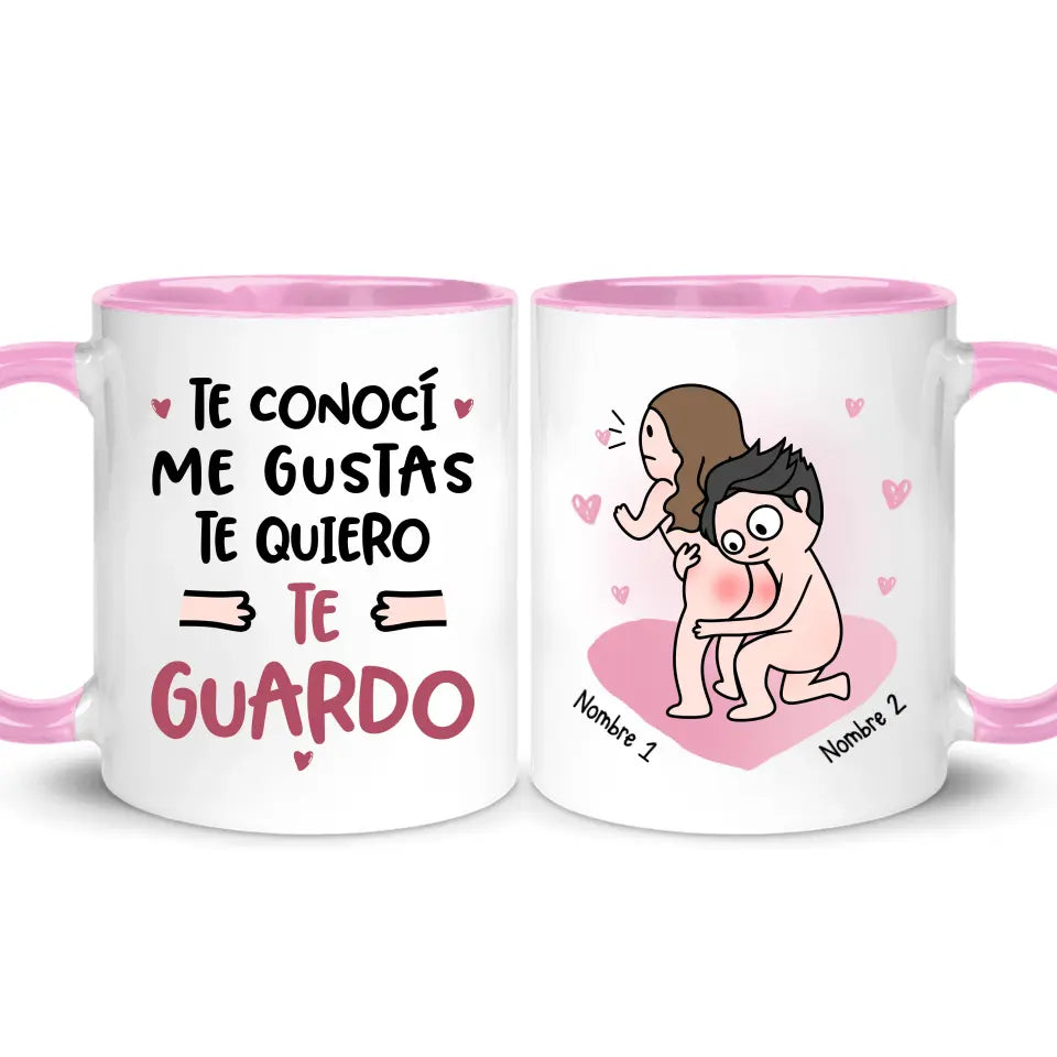 Taza Personalizada Para Pareja | Personalizado Regalo Para Pareja | Te quiero Te guardo