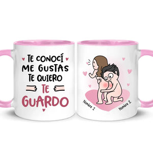 Tasse de couple personnalisée | Cadeau personnalisé pour couple | je t'aime je te garde